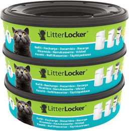 LitterLocker Nachfüllbeutel Grün 3 Stück – Bild 1 von 3