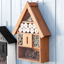 Produktbild von Little Friends Insektenhotel aus Holz in Braun ca. 29,7 x 9 x 42 cm FSC-zertifiziert