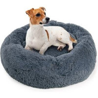 Produktbild von LITTLE LORD Hundebett Ceddie aus Plüsch dunkelgrau Größe L