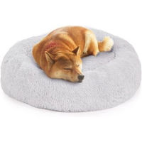 Produktbild von LITTLE LORD Hundebett Ceddie aus Plüsch in Hellgrau XL