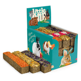 Produktbild von Little One Heustange mit Kräutertopping für Meerschweinchen Kaninchen und Hamster 85 g
