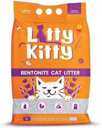 Produktbild von LITTY KITTY Katzenklumpstreu Bentonit mit Lavendel 5 l (4 kg) - 4 kg