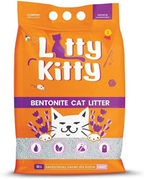 Produktbild von Litty Kitty Klumpstreu Bentonit mit Lavendel 10 l (8 kg) - 10 l