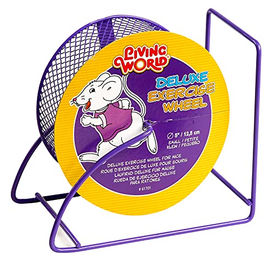 Living World Deluxe Hamsterlaufrad aus Metall in Lila 12,5cm - 1 Stk. – Bild 1 von 2