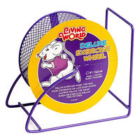 Produktbild von Living World Deluxe Hamsterlaufrad aus Metall in Lila 12,5cm - 1 Stk.
