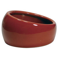 Produktbild von Living World Ergonomischer Keramiknapf Terracotta Orange 120 ml