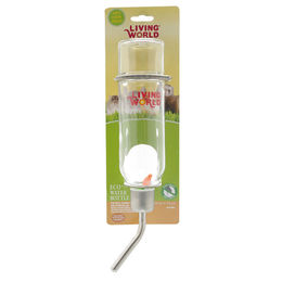 Produktbild von Living World Glas Trinkflasche für Ratten Meerschweinchen und Chinchillas 355 ml Transparent