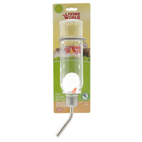 Produktbild von Living World Glas Trinkflasche für Ratten Meerschweinchen und Chinchillas 355 ml Transparent