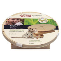 Produktbild von Living World Green Laufteller aus Holz für Hamster, Mäuse und Rennmäuse