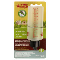 Produktbild von Living World Trinkflasche für Kleintiere aus Kunststoff Transparent 120 ml