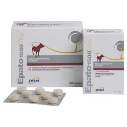 Livisto Epato 1500 Plus Tabletten Ergänzungsfuttermittel für Hunde 32 Stück - 32 x 200 g – Bild 1 von 9