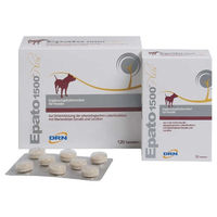 Produktbild von Livisto Epato 1500 Plus Tabletten Ergänzungsfuttermittel für Hunde 32 Stück - 32 x 200 g