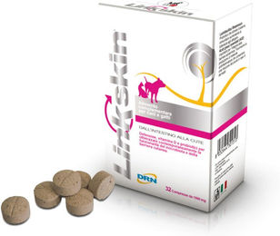 Produktbild von Livisto Linkskin Haut-Fell-Supplement für Hunde und Katzen 32 Tabletten