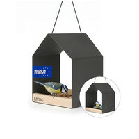 Produktbild von LIVLIG 2in1 Vogelhaus und Vogeltränke aus Metall in Anthrazit zum Aufhängen