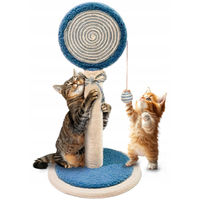 Produktbild von LIZAK Kratzbaum für Katzen in Blau mit Ball
