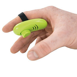LMS Trading Finger-Clicker Grün Ergonomischer Clicker mit Silikonring zum Aufstecken auf den Finger - 1 Stk. – Bild 1 von 4