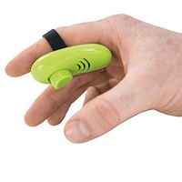Produktbild von LMS Trading Finger-Clicker Grün Ergonomischer Clicker mit Silikonring zum Aufstecken auf den Finger - 1 Stk.