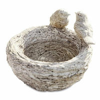 Produktbild von Loberon Vogeltränke Seydi aus Beton in Weiß
