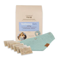 Produktbild von Löwenkind Dogs Natürliches Beruhigungsmittel für Hunde Set mit 6 Kräuterpads und SniffTag