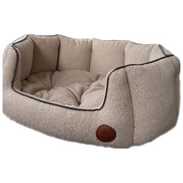 Produktbild von LokiLux Hundebett und Katzenbett Elli aus Bouclé in Beige Größe L