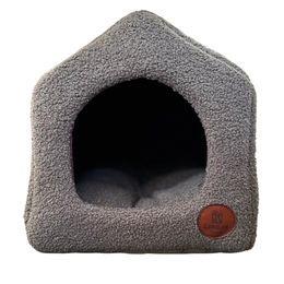 Produktbild von LokiLux Hundehütte und Katzenhaus Ameli Boucle Braun Größe M
