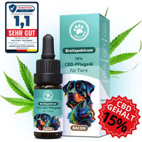 Produktbild von Lolo & Max CBD Öl Bacon für Hunde und Katzen zur Unterstützung der Gelenke und Beruhigung 10ml
