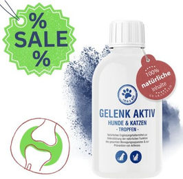 Lolo & Max Gelenk Aktiv Tropfen für Hunde und Katzen zur Unterstützung der Gelenke für alle Altersstufen 250ml – Bild 1 von 2