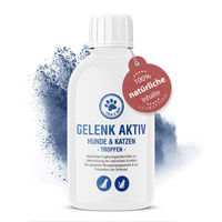 Produktbild von Lolo & Max Gelenk Aktiv Tropfen für Hunde und Katzen zur Unterstützung von Gelenken und Knochen 250ml