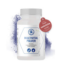 Produktbild von Lolo & Max Multivital Pulver für Hunde und Katzen ohne Farb-, Aroma- und Konservierungsstoffe 150g