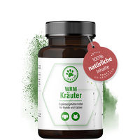 Produktbild von Lolo & Max WRM Kräuter Pulver für Hund und Katze zur Unterstützung der Magen-Darm-Verdauung 50g