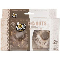 Produktbild von LOLO PETS Hundesnacks Donuts mit Vanille und Schokoladen-Haselnuss 120 g - 2 x 60 g