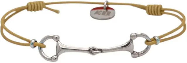 Produktbild von LONA Armband für Damen aus Edelstahl in Gold und Beige 14 cm bis 20 cm