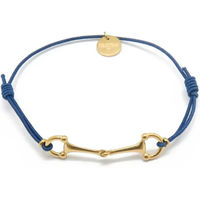 Produktbild von LONA Armband für Damen aus Edelstahl in Gold und Blau 14 cm bis 20 cm