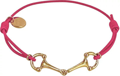 Produktbild von LONA Armband für Damen aus Edelstahl in Gold und Rosa 14 cm bis 20 cm