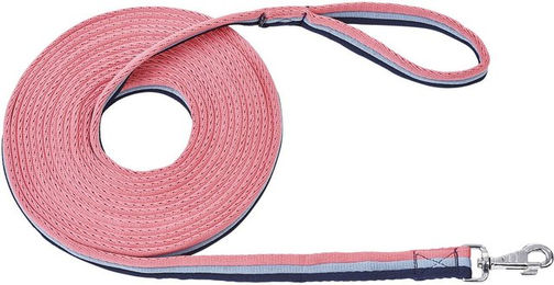 Longe Hundeleine Mischgewebe Soft Coral Navy Titanium – Bild 1 von 1