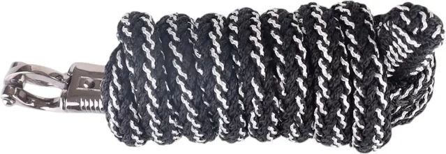 Produktbild von Longe Reiten Onyx Halfter und Stricke Schwarz Seil