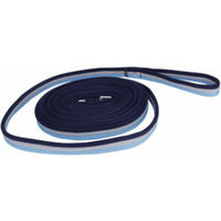 Produktbild von Longe Soft Longierleine aus Mischgewebe in Blau Grau und Marine
