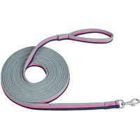 Produktbild von Longe Soft Longierleine aus Mischgewebe in Pink Grau und Marine