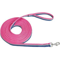 Produktbild von Longe Soft Longierleine aus Polyester in Pink und Grau