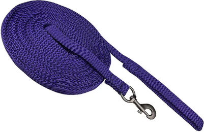 Produktbild von Longe York Stripe für Pferde in Lila Bunt aus Stoff