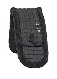 Longiergurt-Unterlage PLUSH Schwarz aus Plüsch – Bild 1 von 2