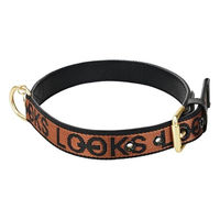 Produktbild von LOOKS BY WOLFGANG JOOP Hundehalsband aus Kunstleder in Braun Größe XL