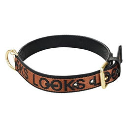 LOOKS by Wolfgang Joop Hundehalsband aus Leder in Braun Größe L – Bild 1 von 3