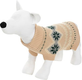 LOOKS BY WOLFGANG JOOP Hundepullover aus Wolle in Beige 44 cm – Bild 1 von 2