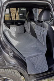 LOOP Hundematte Autositzauflage aus Polyester wasserdicht und rutschfest in Grau – Bild 1 von 13