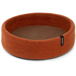 Produktbild von Lora Katzenkissen aus Filz in Rot und Braun