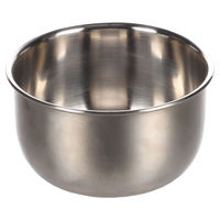 Produktbild von Lorre & Coco Flamingo Futter- und Trinknapf für Papageien aus Edelstahl Silber Ø 10,2cm