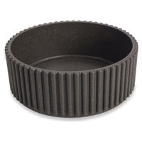 Produktbild von Lotte Hundenapf Yara aus Bambus grau Durchmesser 20 cm für Hunde