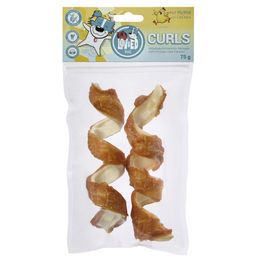 Produktbild von Lov&Ed Curls Huhn Kauknochen Hundeleckerli 75g