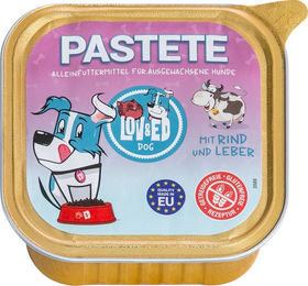 Produktbild von Lov&Ed Hundepastete mit Rind getreidefrei und sensitive 12 x 150 g